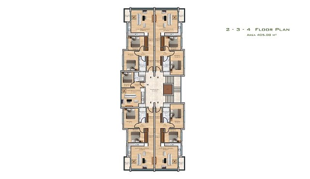 EURASIA PREMIUM 2+1 PENTHOUSE APARTMENT ** 