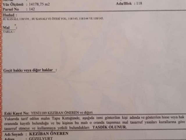 GÜZELYURT KALKANLI