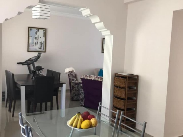 -3 + 1 Fully Furnished LUXURY RENTAL TWIN VILLA - IMMEDIATELY AVAILABLE - 3 + 1 Fully Furnished Apartment for Rent 1 Minute from the Markets of the YENIKENT Region. 2 WC AND BATHROOM - GARDEN - BARBECUE - CAR GARAGE ** 