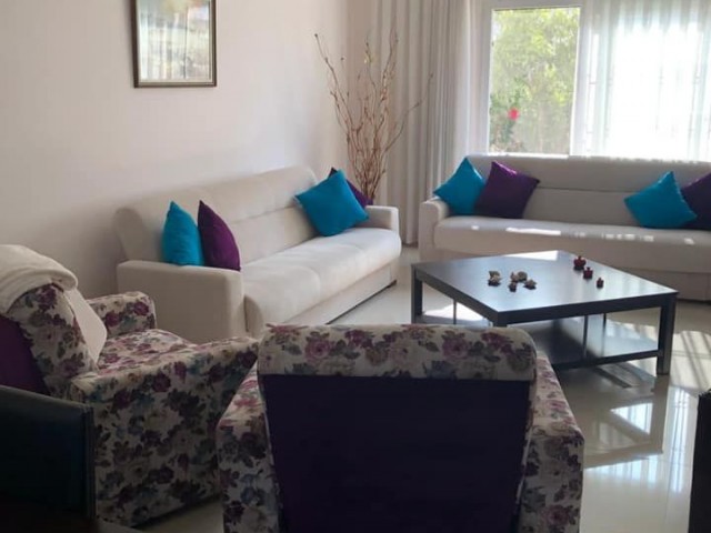 -3 + 1 Fully Furnished LUXURY RENTAL TWIN VILLA - IMMEDIATELY AVAILABLE - 3 + 1 Fully Furnished Apartment for Rent 1 Minute from the Markets of the YENIKENT Region. 2 WC AND BATHROOM - GARDEN - BARBECUE - CAR GARAGE ** 