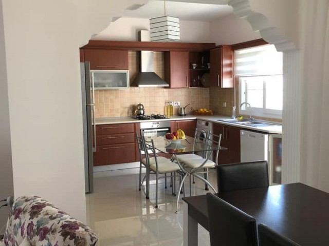 -3 + 1 Fully Furnished LUXURY RENTAL TWIN VILLA - IMMEDIATELY AVAILABLE - 3 + 1 Fully Furnished Apartment for Rent 1 Minute from the Markets of the YENIKENT Region. 2 WC AND BATHROOM - GARDEN - BARBECUE - CAR GARAGE ** 