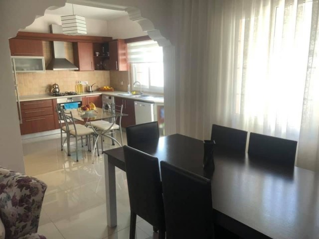 -3 + 1 Fully Furnished LUXURY RENTAL TWIN VILLA - IMMEDIATELY AVAILABLE - 3 + 1 Fully Furnished Apartment for Rent 1 Minute from the Markets of the YENIKENT Region. 2 WC AND BATHROOM - GARDEN - BARBECUE - CAR GARAGE ** 