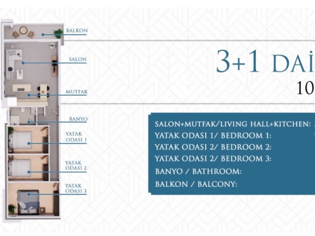 آپارتمان 2+1 و 3+1 برای فروش، تحویل در آگوست 2025، پروژه جدید در ماگوسا، منطقه چاناکاله