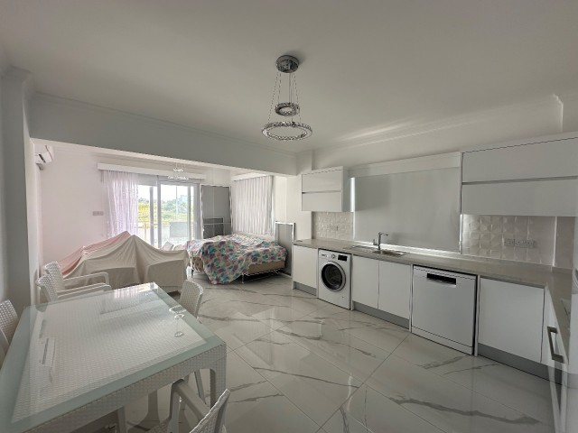NEW 2+1 FURNISHED FLAT FOR SALE IN İSKELE LONG BEACH REGION WITH POOL