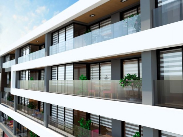 1+ 1 APARTMENTS WITH COMMERCIAL + RESIDENTIAL QUALITIES IN OMAĞ INTENSE NICOSIA PROJECT ** 