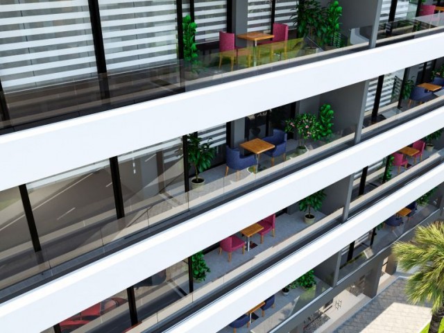 1+ 1 APARTMENTS WITH COMMERCIAL + RESIDENTIAL QUALITIES IN OMAĞ INTENSE NICOSIA PROJECT ** 