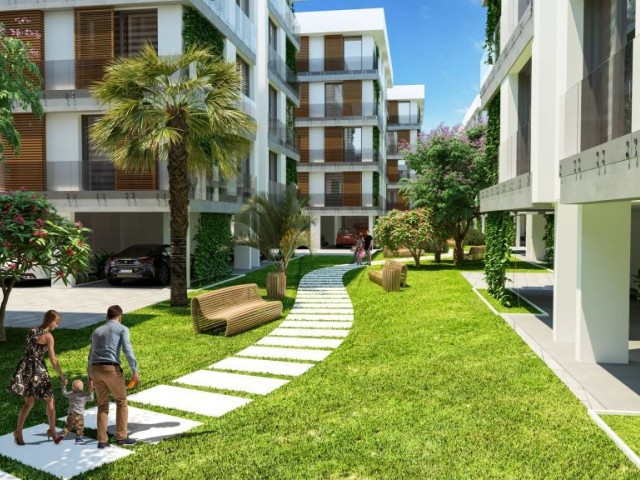 3 + 1 APARTMENTS AND 2 + 1 PENTHOUSE IN OMAGH INTENSE NICOSIA PROJECT - 130 M2 ** 