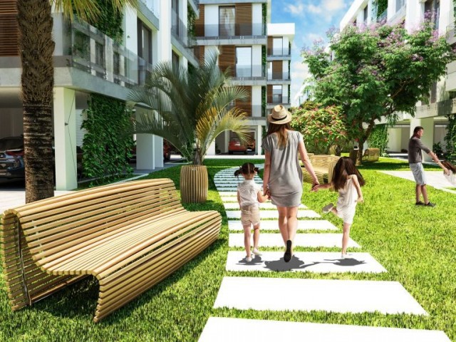 3 + 1 APARTMENTS AND 2 + 1 PENTHOUSE IN OMAGH INTENSE NICOSIA PROJECT - 130 M2 ** 