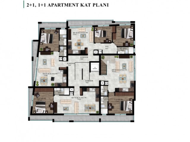 2 bedroom flat for sale in Nicosia