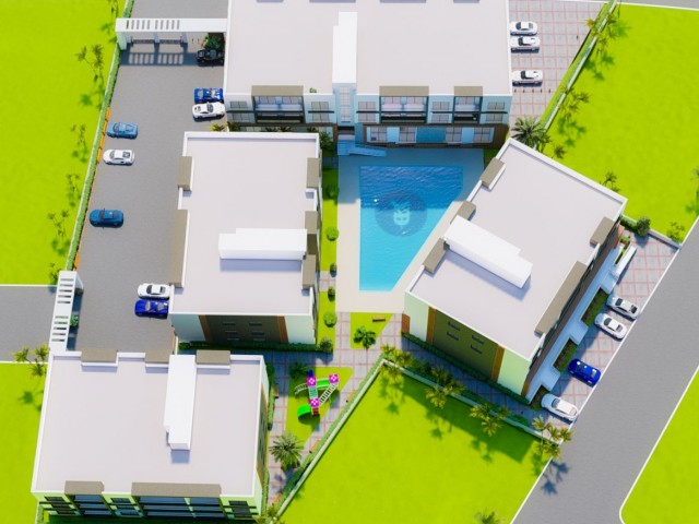 Проект Чанаккале: роскошные квартиры 1+1,2+1 с бассейном, сданные за 1,5 года.