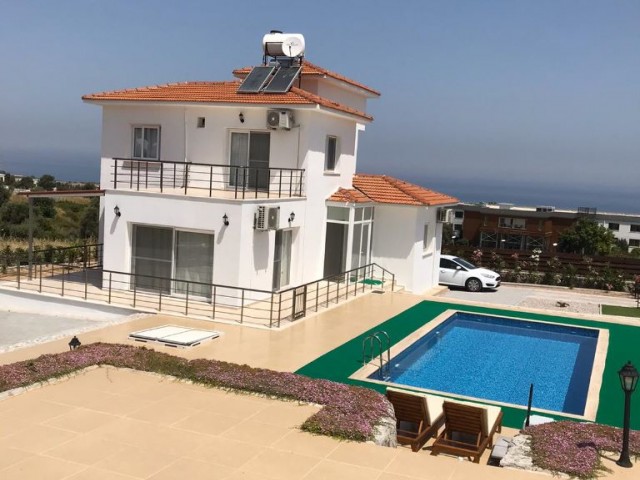 Beautiful 3 Bedroom, 3 Bathroom Villa with Private Pool in Catalkoy with Panoramic Views of the Sea and Mountains  - ONLY 1 DEPOSIT