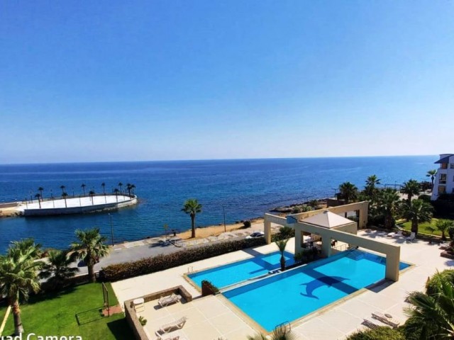 4-Bedroom furnished penthouse on the beachfront site with the most beautiful pool in Kyrenia is for sale 05338334049 for detailed information and on-site viewing ** 