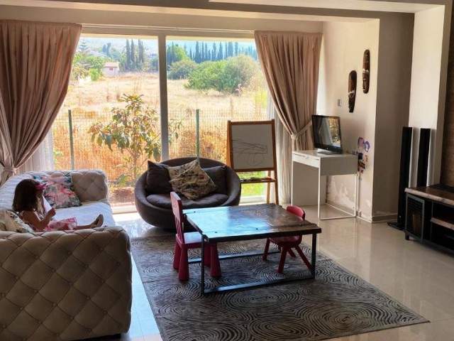 Kyrenia-Doğankoyde large beautiful 3-bedroom apartment with an open garden floor - for detailed information and on-site viewing-05338334049 ** 