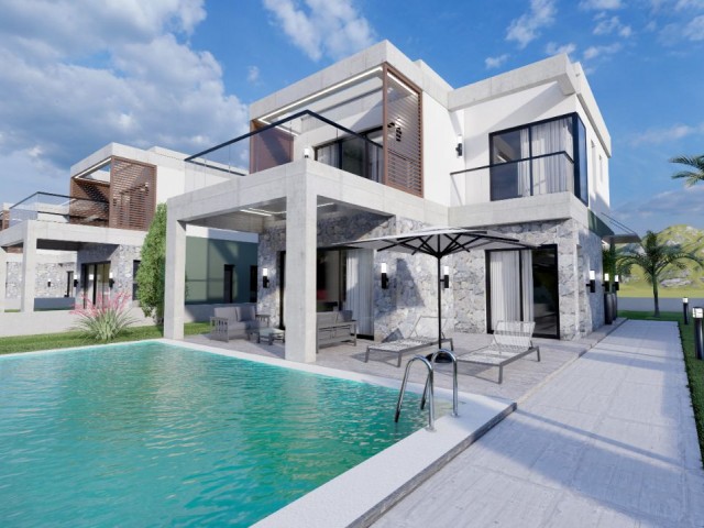 Please contact us about our 3-bedroom modern villa of unique design in Kyrenia-Çatalkoy. ** 