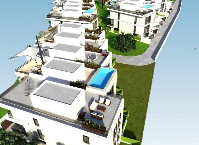 A unique life in Girne-Zeytin...Triplex 3+1 Townhouse. ready to move. ** 