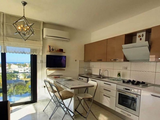 2 bedroom fully furnished flat with green city view in Kyrenia -Karmarket area ** 