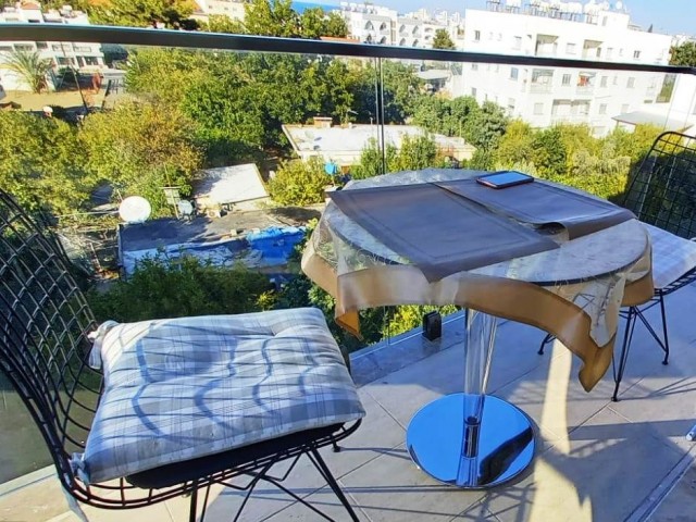 2 bedroom fully furnished flat with green city view in Kyrenia -Karmarket area ** 