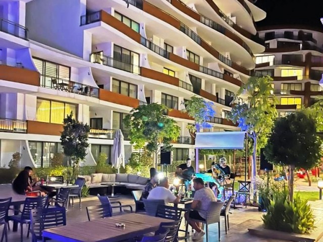 Luxury apartment with panoramic view 200 mk +120 mk balcony in a luxury residence in the center of Kyrenia. ** 