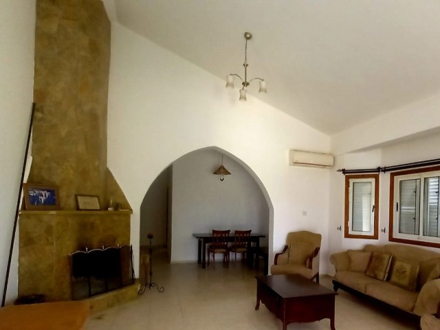 3 bedroom single storey house with private pool close to the main road in Çatalkoy. ** 