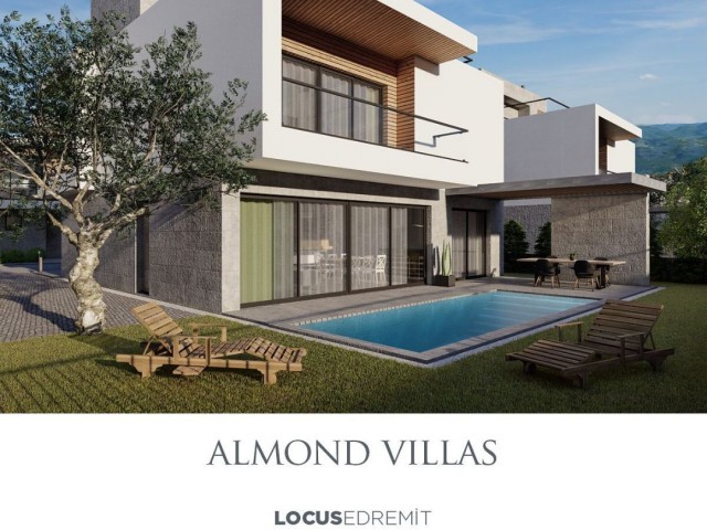 Luxury 4+1 villas overlooking the Mediterranean Sea in the popular Edremit area