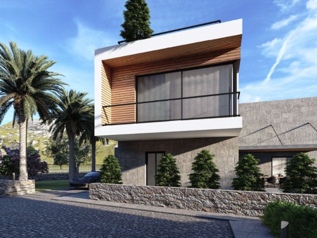 Luxury 4+1 villas overlooking the Mediterranean Sea in the popular Edremit area