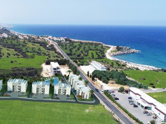 Seafront holiday home 2+1 penthouse in Bahçeli-Kyrenia.