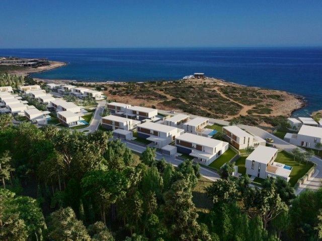 AUF DEM MEERESGRUND!!!! Moderne Luxusvilla mit türkischer Urkunde im Bau in Çatalkoy, der schönsten Region Kyrenias