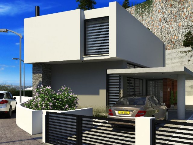 Moderne Design-Luxusvilla in Bellapais, dem beliebtesten Bezirk von Kyrenia