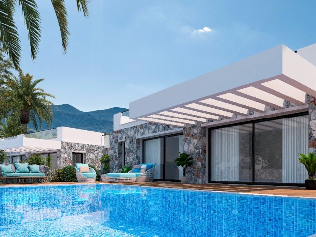 4+1 Luxusvilla in fußläufiger Entfernung zum Meer in der Region Kyrenia-Alagadi.