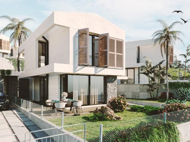 Contact us AİO for these beautiful 2+1 and 3+1 villas in the Mediterranean in the Girne-Alsancak/İnce water region.