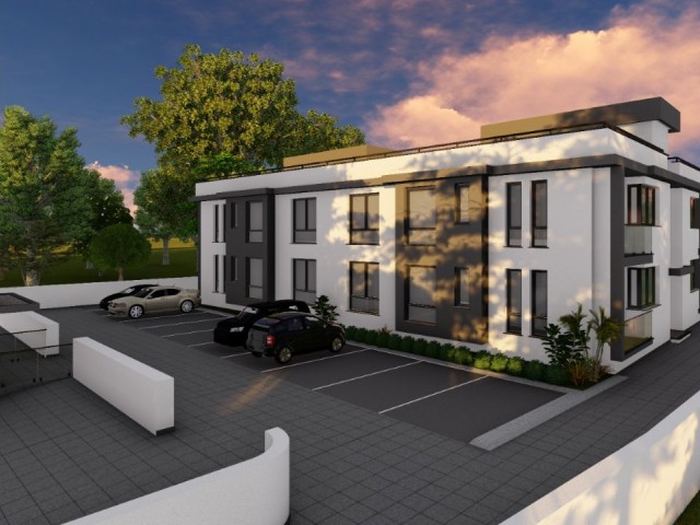 1 and 2 bedroom garden floor and terrace apartments, delivered in 2024 in Girne-Çatalkoy.