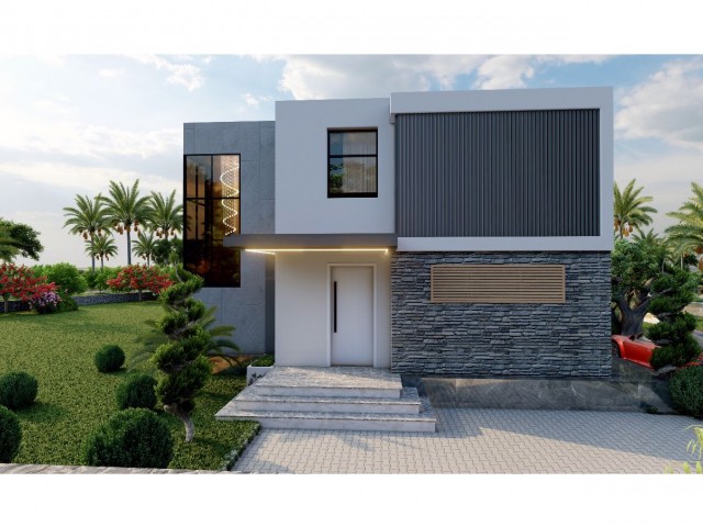 4+1 Luxusvilla mit unverbaubarem Blick in Gehweite zum Meer in Kyrenia-Alagadi Gebiet