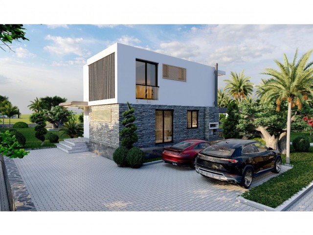 4+1 Luxusvilla mit unverbaubarem Blick in Gehweite zum Meer in Kyrenia-Alagadi Gebiet