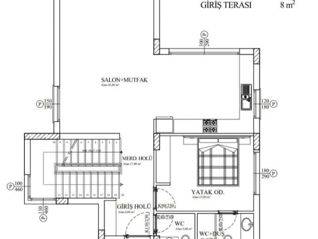 Girne-Alagadi  bölgesinde denize yürüme mesafesinde önü kapanmaz manzaralı 4+1 Lüks villa