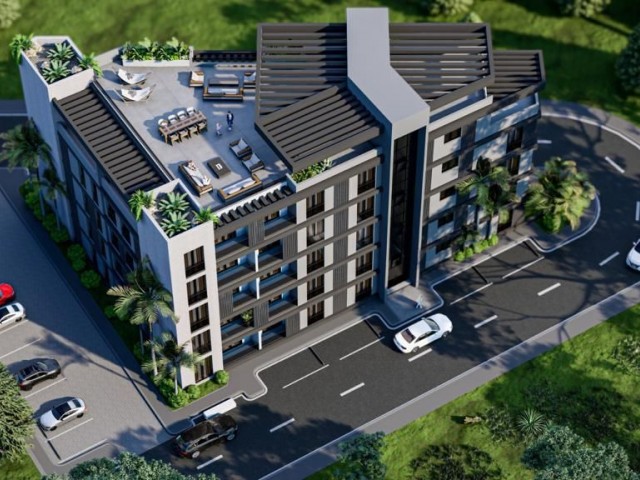 Срок аренды на 60 месяцев. Роскошные квартиры 2+1 в центре Фамагусты, недалеко от отеля Шадан - Западный университет Кипра