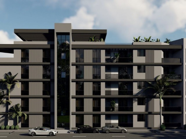 60 Monate Laufzeit 2+1 Luxuswohnungen im Zentrum von Famagusta, in der Nähe des Hotels Şadan – Cyprus West University