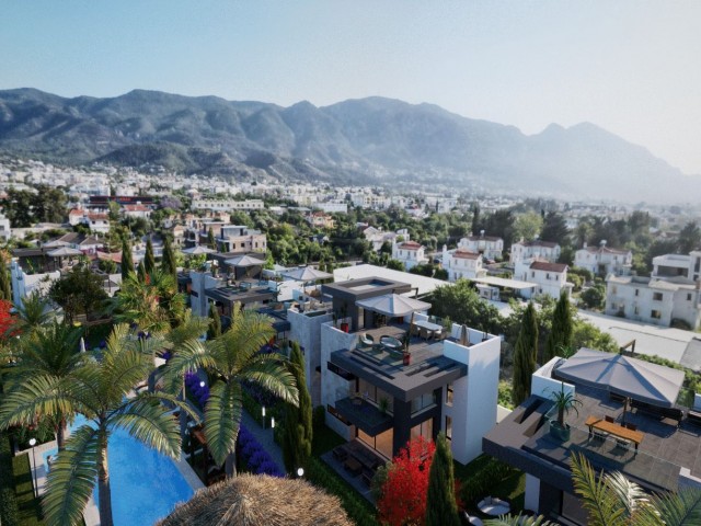 Seaside flats with gardens and terraces in Kyrenia-Alsancak - delivered in 2025!!!!!