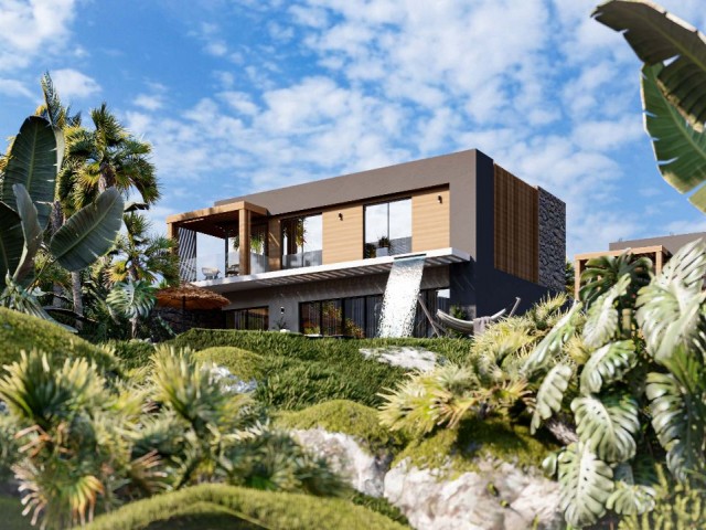 Complex under construction! Stylish 3+2 villas in the popular Esentepe area