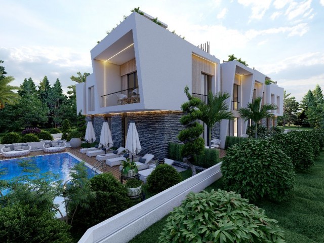 Start of sales!! Luxury apartment 2+1 with views of the Kyrenia Mountains in the Alsancak area