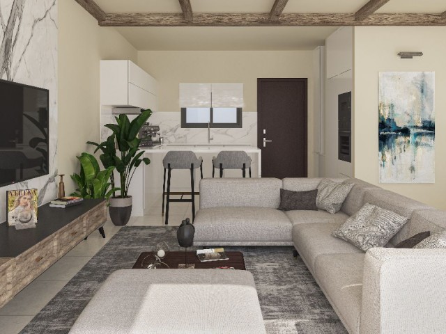 جدید!! آپارتمان 2+1 راحت مناسب برای تعطیلات و سرمایه گذاری در منطقه Esentepe
