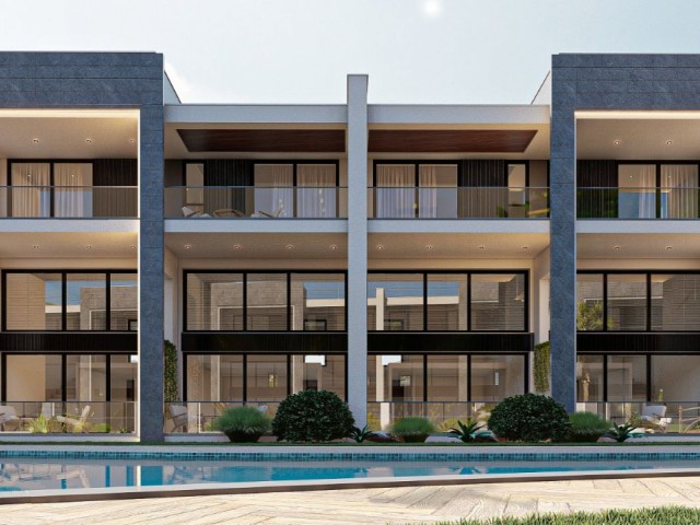 جدید!!! آپارتمان 1+1 برای سرمایه گذاری و استراحت در منطقه زیبای کارشیاکا
