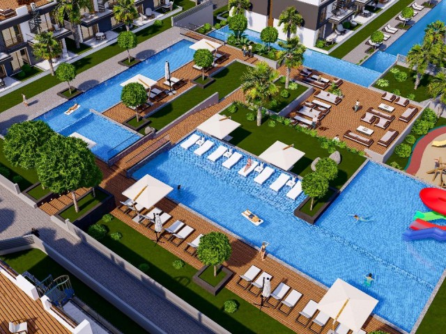 Investment project!! Luxury apartment 1+1 penthouse for recreation and investment in Lapta district