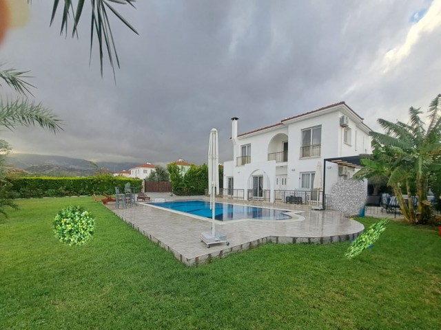 5-bedroom villa with private pool with breathtaking view at Kyrenia-Beşparmak bay.