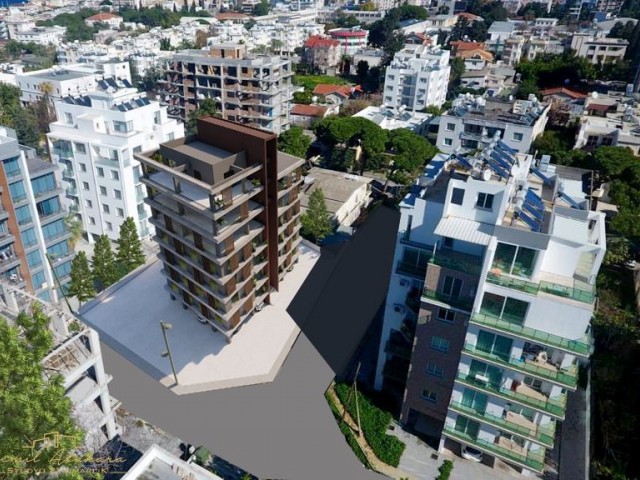 IN THE RIGHT CENTER OF KYRENIA!!! HIGH RENTAL GUARANTEE!!!! COMPLETE LUXURY BUILDING FOR SALE, consisting of 2+1 flats and penthouses.
