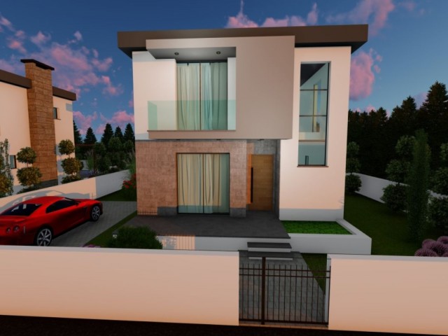 3-bedroom, 3-bathroom modern villa with TURKISH TITLE in Kyrenia-Çatalkoy, close to delivery. WORKMANSHIP IS FIRST CLASS!!!!