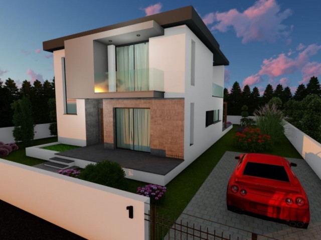 3-bedroom, 3-bathroom modern villa with TURKISH TITLE in Kyrenia-Çatalkoy, close to delivery. WORKMANSHIP IS FIRST CLASS!!!!
