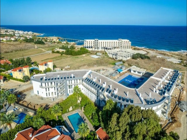 Loft-Wohnung mit 2 Bädern, bezugsfertig, mit einfachem Zugang zur Küstenstraße, zum Strand, zur Hauptstraße, Kyrenia-Lapta