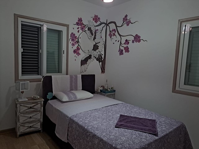 2+1 village house with a large beautiful garden within walking distance to the main road in Kyrenia-Ozankoy. It can be rented with a minimum of 6 months advance payment.