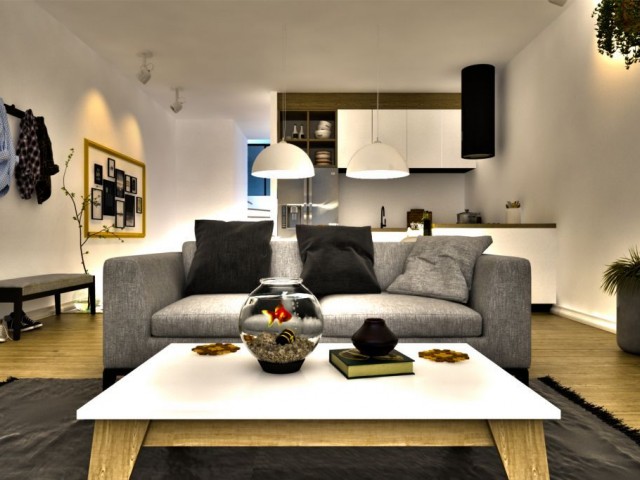 Flat For Sale in Long Beach, Iskele