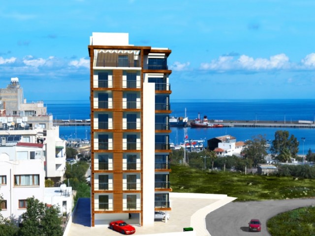 Sahibinden Girne Lord Palas Otel Karşısı Full Dağ ve Deniz manzaralı  2+1 Lüx Daire 